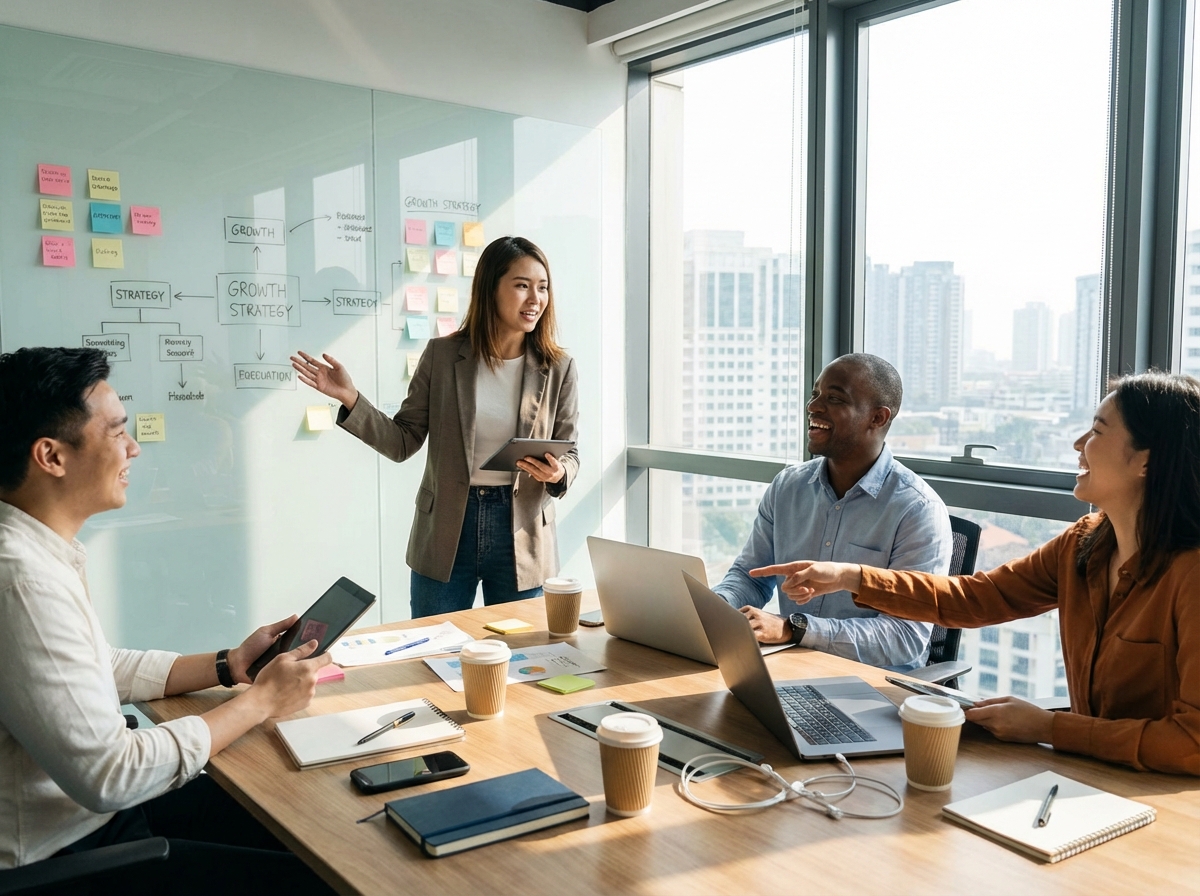 Startup team planning